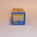 Matchbox Lesney 23d2 Trailer Caravan (Pink) Repro Box