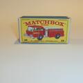 Matchbox Lesney 29 c Fire Pumper Truck Repro Box