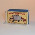 Matchbox Lesney 37 c Dodge Cattle Truck with Brown Cows empty Repro E style Box