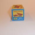 Matchbox Lesney 48c Dodge Dumper Truck Repro Box