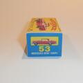 Matchbox Lesney 53b Mercedes Benz Coupe Repro Box