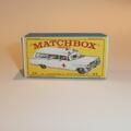 Matchbox Lesney 54 b Cadillac Ambulance Repro E style Box