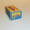 Matchbox Lesney 59c Ford Galaxie Fire Chief Car Repro Box