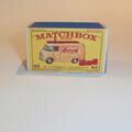 Matchbox Lesney 62 b1 Commer Rentaset TV Service Van Repro Box E style