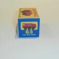 Matchbox Lesney 63b Alvis Foamite Crash Tender Repro Box