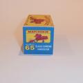 Matchbox Lesney 65c Claas Combine Harvester Repro Box