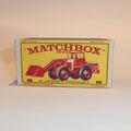 Matchbox Lesney 69 b1 Hatra Tractor Shovel Orange New Model Repro Box