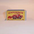 Matchbox Lesney 69 b2 Hatra Tractor Shovel Orange Repro Box