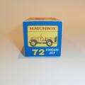 Matchbox Lesney 72 b Standard Jeep Repro E style Box