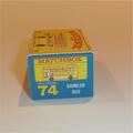 Matchbox Lesney 74 d Daimler Bus - Cream Livery - Repro Box