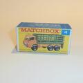 Matchbox Lesney  4d Dodge Stake Truck F Style Repro Box