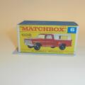 Matchbox Lesney  6d Ford Pickup Truck F Style Repro Box