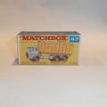 Matchbox Lesney 47 c DAF Tipper Container Truck Empty Repro F Style Box