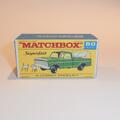 Matchbox Lesney Superfast 50 d Ford Kennel Truck Transitional F Repro Box