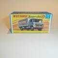 Matchbox Lesney Superfast 11 e Mercedes Scaffold Truck Repro G style Box