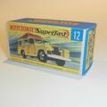 Matchbox Lesney Superfast 12 d Landrover Safari Repro G Style Box