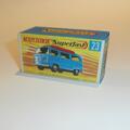 Matchbox Lesney Superfast 23 d VW Volkswagen Camper Repro G style Box