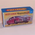 Matchbox Lesney Superfast 24 Rolls Royce Silver Shadow Repro G style Box
