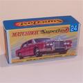 Matchbox Lesney Superfast 24 Rolls Royce Silver Shadow Repro G style Box