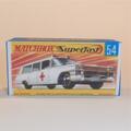 Matchbox Lesney Superfast 54 c Cadillac Ambulance Repro G style Box