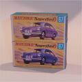 Matchbox Lesney Superfast 67 c Volkswagen 1600 TL Mauve Superfast Repro G Box