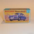 Matchbox Lesney Superfast 67 c Volkswagen 1600 TL Purple Superfast Repro G Box
