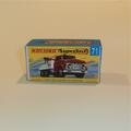 Matchbox Lesney Superfast 71 d Ford Wreck Truck Repro G Style Box