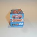 Matchbox Lesney Superfast 22 f Blaze Buster Fire Truck Repro J style Box