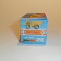 Matchbox Lesney Superfast 26 f Site Dumper Truck Repro J style Box