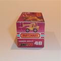 Matchbox Lesney Superfast 48 f Sambron Jacklift Fork Truck Repro J style Box