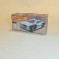 Matchbox Lesney Superfast 10 g Plymouth Police Car Repro K style Box