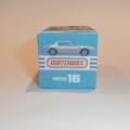 Matchbox Lesney Superfast 16 g Pontiac Firebird Trans Am Repro K style Box