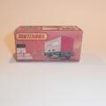 Matchbox Lesney Superfast 25 g Train Flat Car with Container Repro K style Box