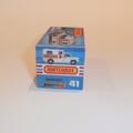 Matchbox Lesney Superfast 41 f Chevrolet Ambulance Repro K style Box