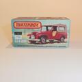 Matchbox Lesney Superfast 53 f1 CJ-6 Jeep Repro K style Box 1st Issue