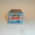 Matchbox Lesney Superfast 72 e Maxi Taxi Mercury Capri Repro K style Box