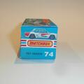 Matchbox Lesney Superfast 74 g Fiat Abarth Repro K style Box