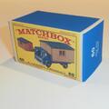 Matchbox Lesney 60b Site Hut Truck Repro Box