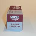 Micro Models GB 17 FJ Holden Police Car empty Reproduction box
