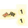 Corgi 0309 Aston Martin DB4 no. RN#1 plus flags for bonnet