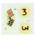 Corgi 0309 Aston Martin DB4 no. RN#3 plus flags for bonnet