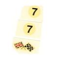 Corgi 0309 Aston Martin DB4 no. RN#7 plus flags for bonnet