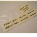 Dinky Toys 582 982 Bedford Car Transporter Decal Set