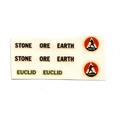 Dinky 0965 Euclid Dumper Stone ore Earth etc (Decal)