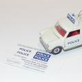 Dinky Toys 255 Ford Zodiac Police Sticker Set
