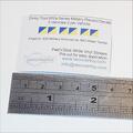 Dinky Toys 600 Military Placard Signs Decals - Blue/Yellow