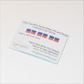 Dinky Toys 600 Military Placard Signs Decals - Red/Blue