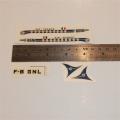 Dinky Toys 706 Viscount Airliner Air France complete Decal Set