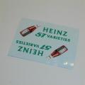 Dinky Toys 920 Guy or 923 Bedford Heinz Sauce Bottle Decal Set