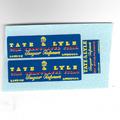 Matchbox Lesney 10 c Tate & Lyle sticker set